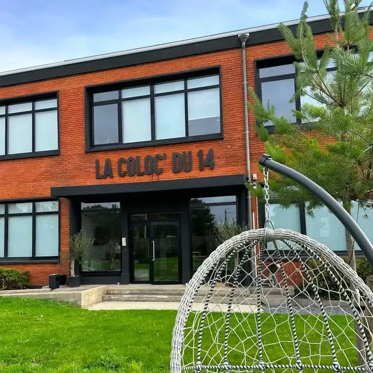 Facade de la Coloc du 14 au 14 avenue Marquette-Lez-Lille