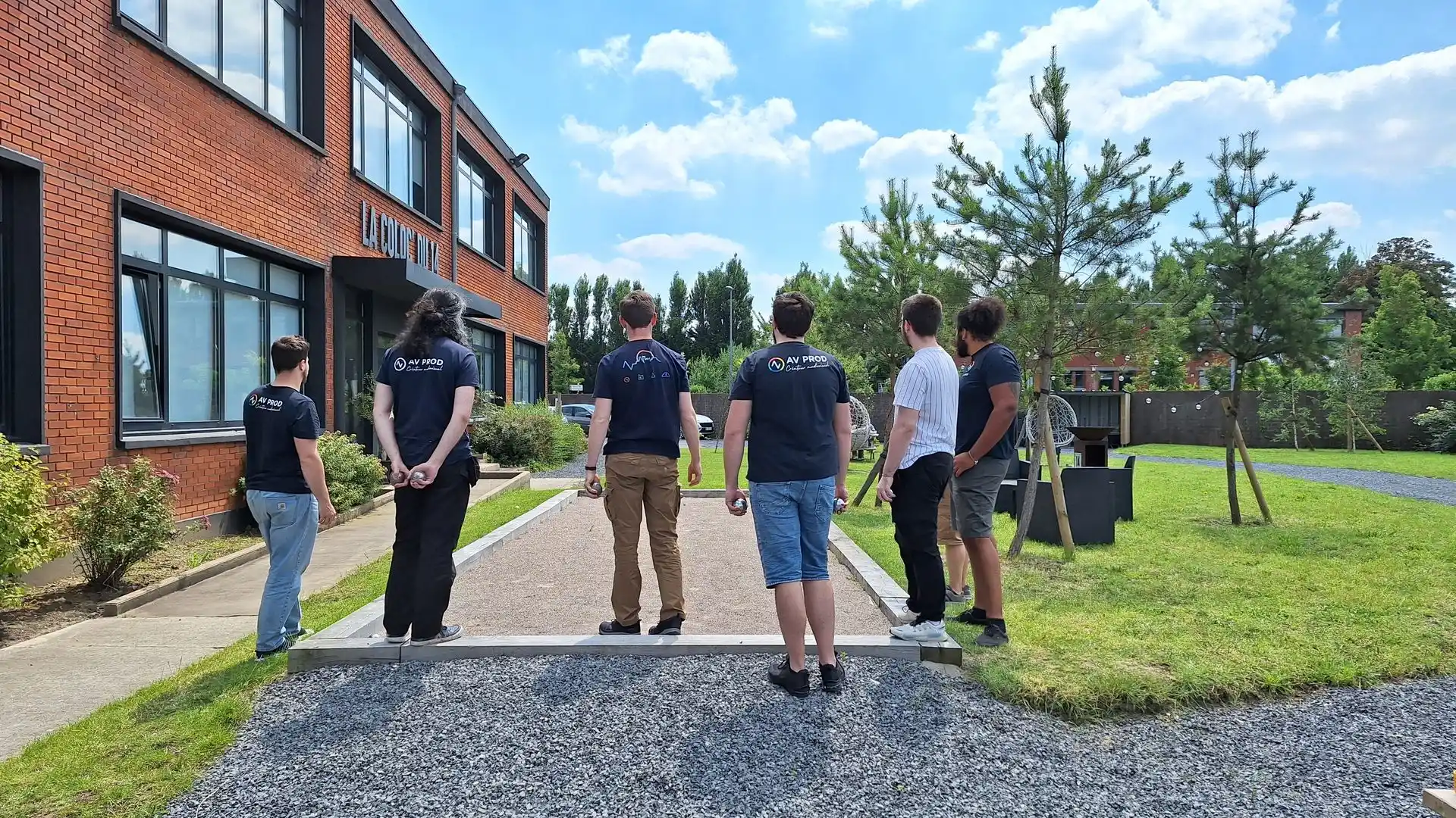 Terrain de pétanque à disposition du Coworkin la Coloc du 14 à Marquette-Lez-Lille
