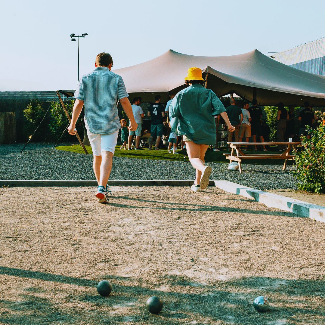 Terrain de pétanque à disposition de la Coloc du 14